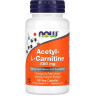 Аминокислота NOW FOODS ACETYL-L-CARNITINE, 500 мг - 50 капсул NS0075